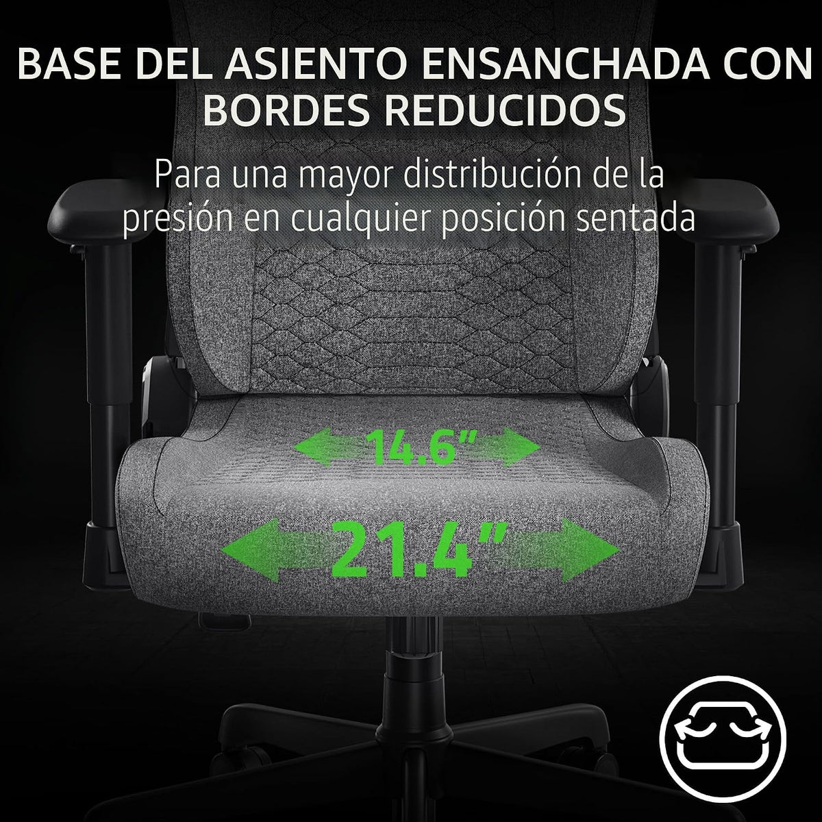 Razer Iskur V2 X Tela | Ergonomica | Transpirable