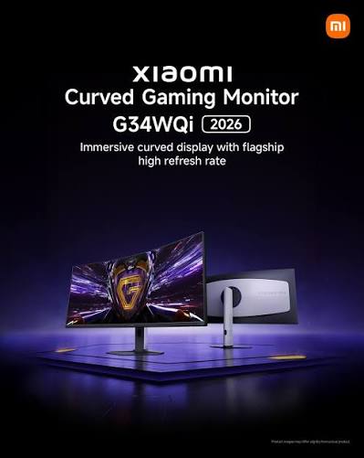 Xiaomi UltraWide 34" QHD 2K Curved 180hz | Gaming | 1ms | DP | 2026